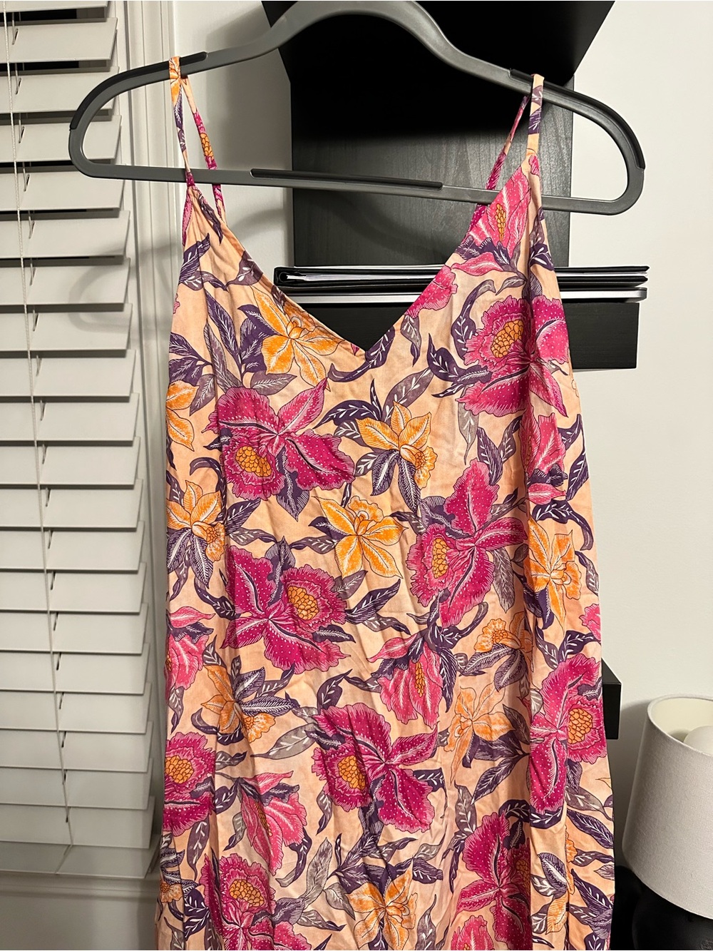 Old Navy Pink and Yellow Floral Maxi Dress